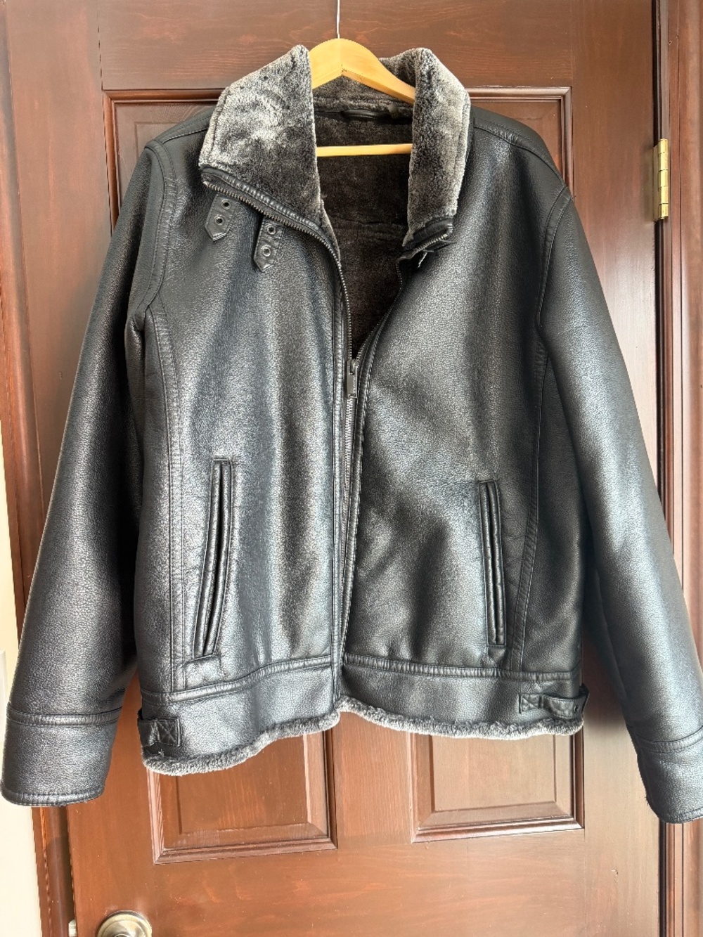 Karl Lagerfeld Faux Leather Jacket